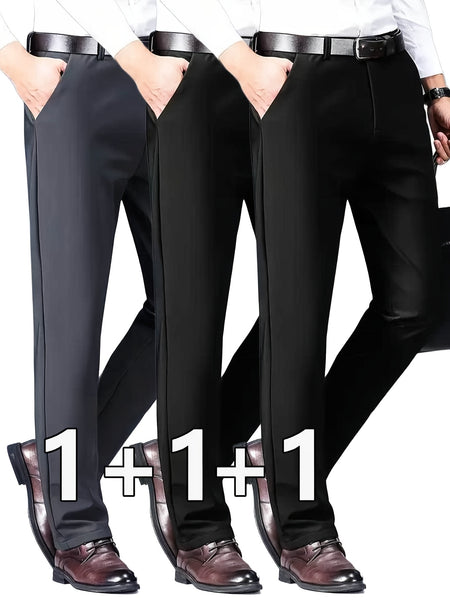 [Tongtongbang OBM] 3pcs Set Men'S Classic Stretch Trousers Casual All-Match Daily Long Pants