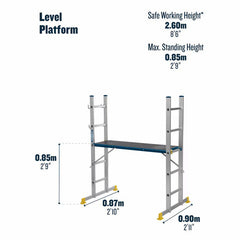 Werner 5-In-1 Combination Ladder with Platform