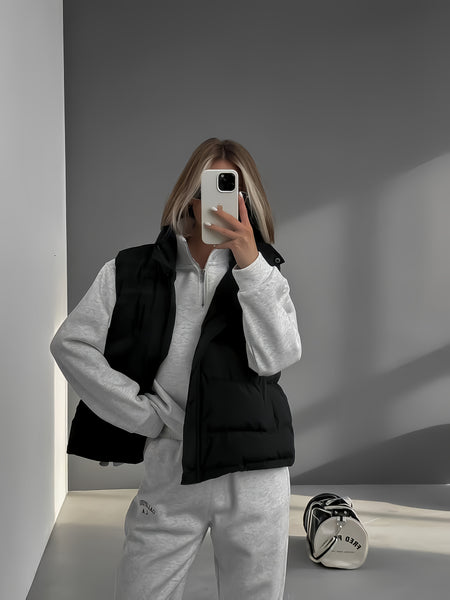 Women'S Plain Color Basic Daily Insulated Puffer Vest