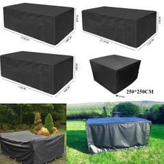 Garden Patio Outdoor Furniture Sofa Couch Chair Table Covers Black