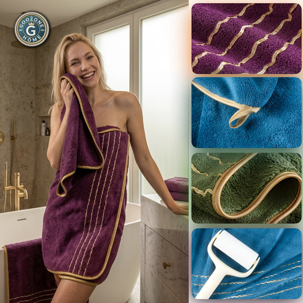 3pcs Coral Velvet Bath Towel Household Chest Bath Towel Coral Velvet Bath Towel Super Absorbent Bath Towel Soft Absorbent Adult Bath Towel Manufacturers Wholesale