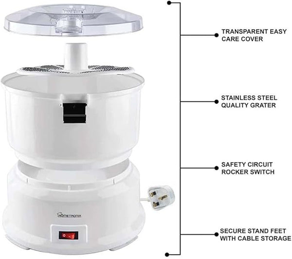 Electric 1kg Potato Automatic Peeler Machine - 6 Blades Peeler