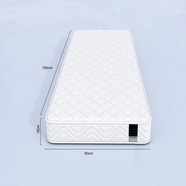 Single/Double Mattress 3FT/4FT6/5FT | Bonnell Spring Cooltouch Breathable Cover, Plush Comfort Support, 19/23/25cm Deep Value Mattress, Oyajia Brand