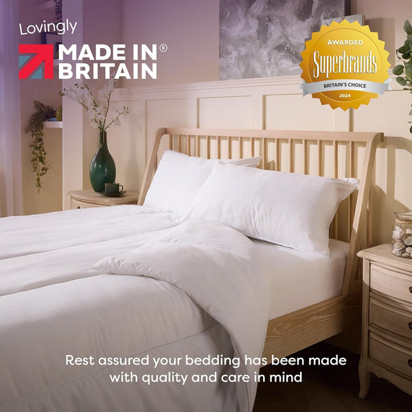 Slumberdown anti Allergy Double Duvet 10.5 Tog - Allergy UK Approved All Year round Double Quilt for Allergy Sufferers - Made in the UK, anti Bacterial and Machine Washable Bedding (200 X 200Cm)