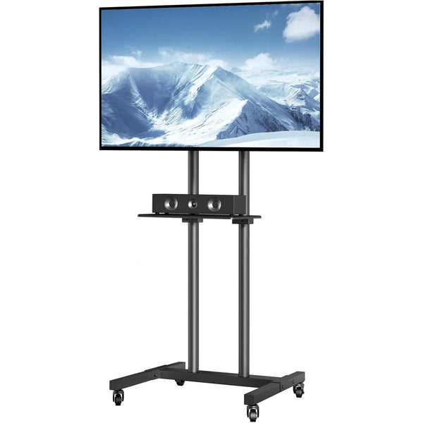 Mobile Floor Stand TV Mount Bracket Stand Trolley Cart for 32-85 inch TV