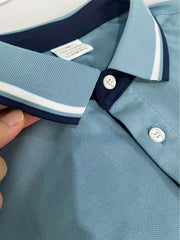 Men'S Polo Shirt Fashion Casual Set Pique Mesh Letter Pattern Top And Bottom