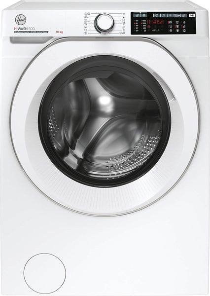 Hoover H-WASH 500 10Kg Freestanding Washing Machine, 1400 RPM, a Rated, Eco‑Power Inverter Motor, Hon App, 60 Programmes, Care Dose, Power Care System, Black, 60X59X85 Cm ‑ HW 410AMBCB/1-80