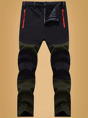 Autumn And Winter Outdoor Fleece Warm Elastic Assault Pants Men'S Soft Shell Trousers Wear-Resistant Hiking Pants