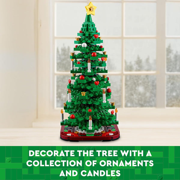 LEGO Christmas Tree Toy Building Set for 9 plus Year Old Boys & Girls, Collectible Festive Decoration for Home Decor, Encourages Imaginative Play, Family Crafts Activity, Gift Idea for Kids 40573