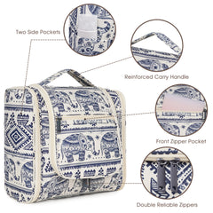 Hanging Toiletry Bag for Women Travel Makeup Bag Organizer Toiletries Bag for Cosmetics Essentials Accessories Best Toiletry Bag for International Travel Large Capacity Makeup Organizer Bag, Christmas Gift