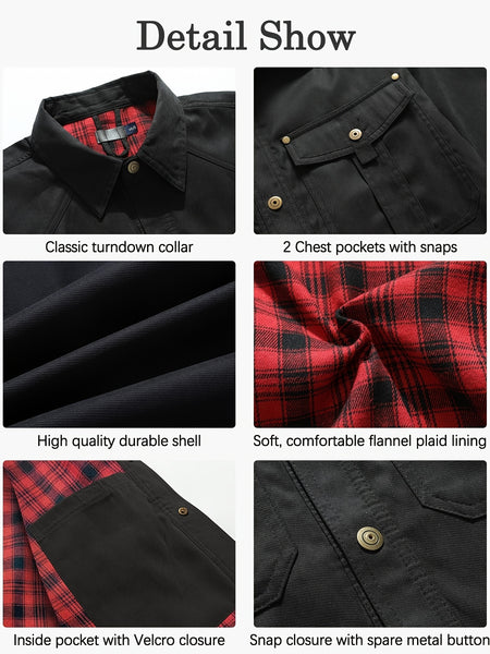Men's Commuter Fashion Casual Solid Color Lapel Cargo Coat