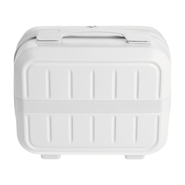 Portable Handheld Plastic Makeup Bag with Elastic Band & Zipper, Jewelry Box, Gift Box for Storing Souvenirs, Luggage Cart for Boarding The Aircraft, Multifunctional Suitcase with Internal Dividers, Can Hold Cosmetics, Towels, Toiletries