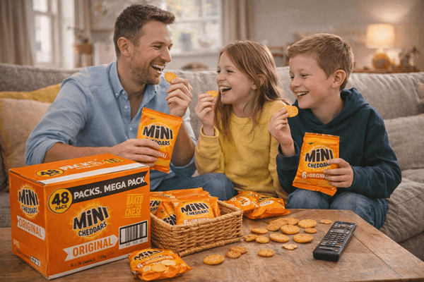 Jacob'S Mini Cheddar'S Original, with Real Cheese Snack Biscuits Crackers 8 x 6 Pack of 138g Each