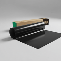 Permanent Self-Adhesive Vinyl Roll – Glossy & Matte Black, 10ft Waterproof Craft Vinyl for Mugs, Windows, Home Décor, and Professional Commercial Applications