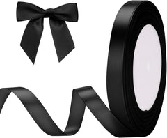 G2PLUS White Stain Ribbons - 22M Thick Fabric Gift Wrap Ribbons for Crafting, Wedding & Valentine'S Day Decoration