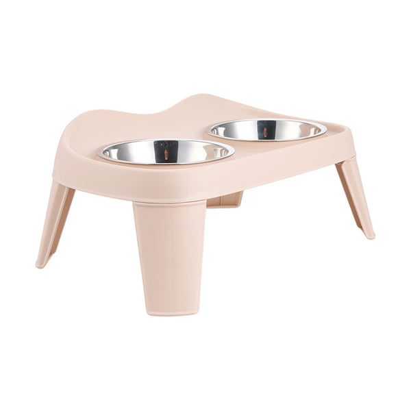 Dog Bowls with Stand, Adjustable Raised Dog Bowl for Large Dogs, Dog Feeding Station with 2 Stainless Steel Dog Bowls, Non-Slip elevated dog bowls