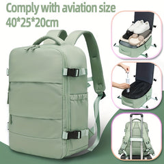 Travel Luggage Vacuum Compression Travel Backpack with Vacuum Pump Combo Set. This vacuum-sealed double-shoulder bag is ideal as luggage for men and women on short business trips, a schoolbag for students, and the top choice for travel outings