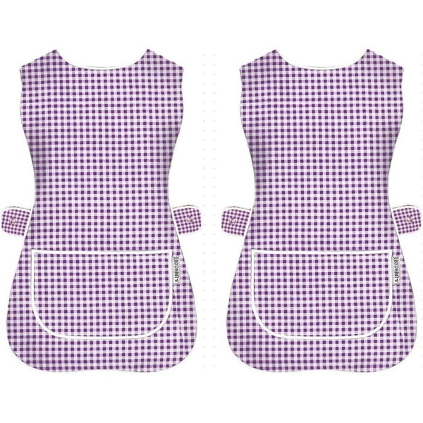 Pack of 2 Tabard Apron | Aprons for Men, Women, and Ladies | Professional Cooking Aprons with 2 Pockets | Adjustable Kitchen Apron for Baking, BBQ, Grilling, Gardening, Crafting, Cleaning, Painting, Barista, Restaurant Work | Cute & Stylish Gift Apron for