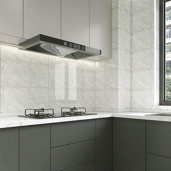 10pcs Imitation Marble Wall Tile Sticker for Toilet, Bathroom, Kitchen, Oil-Proof Waterproof Decorative Bathroom Stick on Wall Panels, Peel and Stick Wall Tiles for Kitchen, 30*60cm