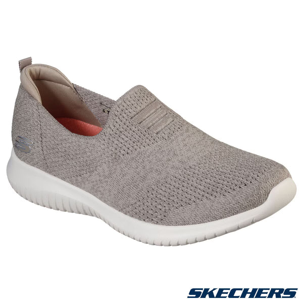 Skechers Ladies Ultra Flex Trainers in Black