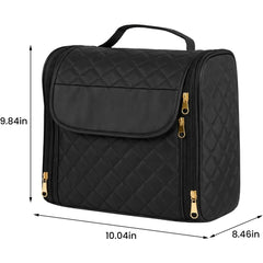 Hanging Toiletry Bag Large Makeup Bag for Women Travel Wash Bag Portable Cosmetic Case with Handle Travel Essentials Organiser for Full Size Cosmetics & Toiletries