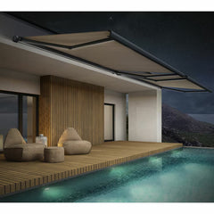 Olympus LED Awnings Hera Outdoor Patio Awning up to 3M Projection, Delivery Only