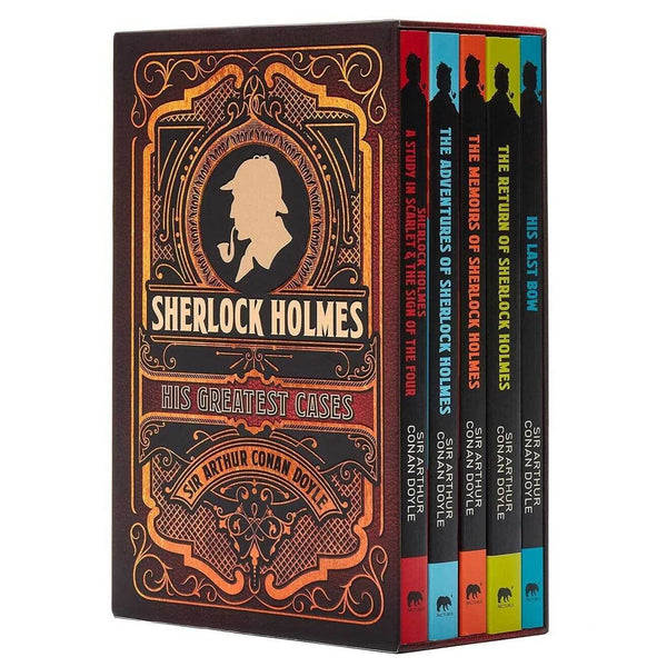 Sherlock Holmes His Greatest Cases By Arthur Conan Doyle 5 Books Collection Box Set - Paperback