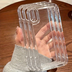3pcs Transparent Shockproof TPU Phone Case, Compatible with Apple iPhone 16, 15, 14, 13, 12, 11, XS, XR, X, 8, 7 Mini, Plus, Pro Max, SE Series Phone Cases, a Perfect Gift for Friends, Girlfriends, Boyfriends, Family, Or