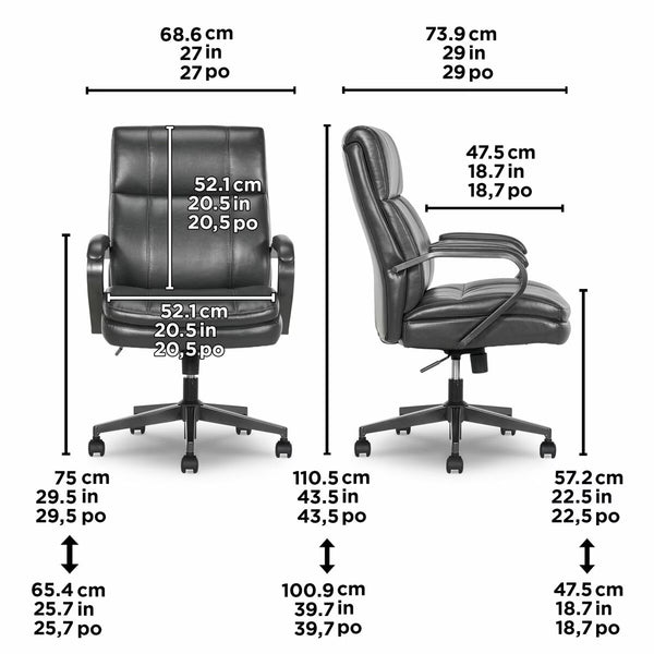 True Innovations Mid Back Managers Chair