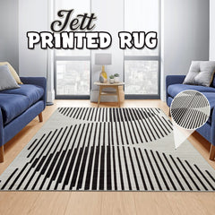 1pc Ultra Soft Printed Rug – Modern Non-Slip Living Room Area Rug, Stylish and Soft Printed Mat, Machine Washable Carpet for Bedroom, Home, and Office Floor Decoration