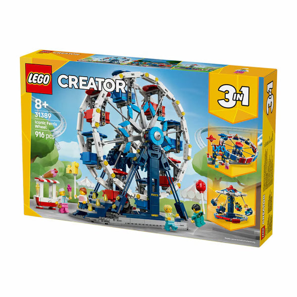 LEGO Creator 3-In-1 Iconic Ferris Wheel - Model 31389 (8+ Years)