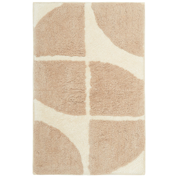 Stockholm Bath Mat with Non-Slip Backing – Super Soft, Water Absorbent, 100% Cotton Blend, Quick-Drying Bathroom Toilet Floor Rug, 50 x 8 cm