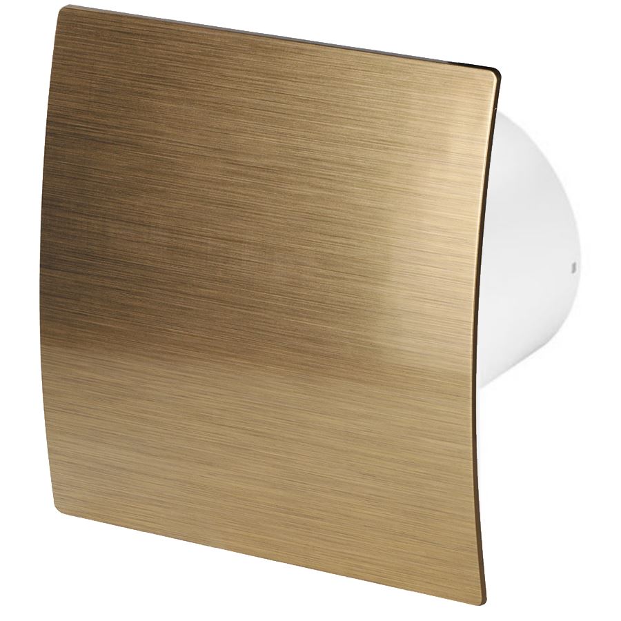 100Mm Timer Extractor Fan Gold ABS Front Panel ESCUDO Wall Ceiling Ventilation