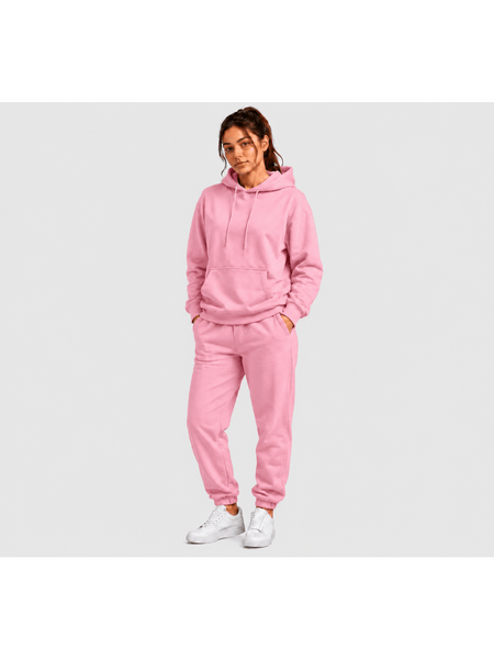 Women'S Outfit Two-Piece Set Featuring a Hooded Long-Sleeve Sweatshirt And Long Pants Solid Colour Knit Fabric Tracksuit, Regular Fit, Perfect Gift for Women, Daily & Outdoor Wear Large Pockets Matching For All Seasons S-XL