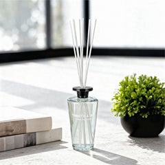 REEF 1000ml Reed Oil Diffuser Set, Sandalwood, Teak Wood, Tobacco & Oud, Luxury Beautiful Home Fragrance for Bedroom Living Room Home Decor Office Essential Oil Reed Diffuser for Stress Relief