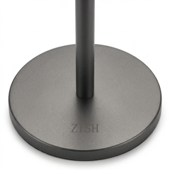 ZISH Toilet Roll Holder Free Standing - Stainless Steel Bathroom Toilet Paper Organizer and Dispenser - No Drill Toilet Roll Stand Freestanding - Up to 5 Toilet Roll Storage