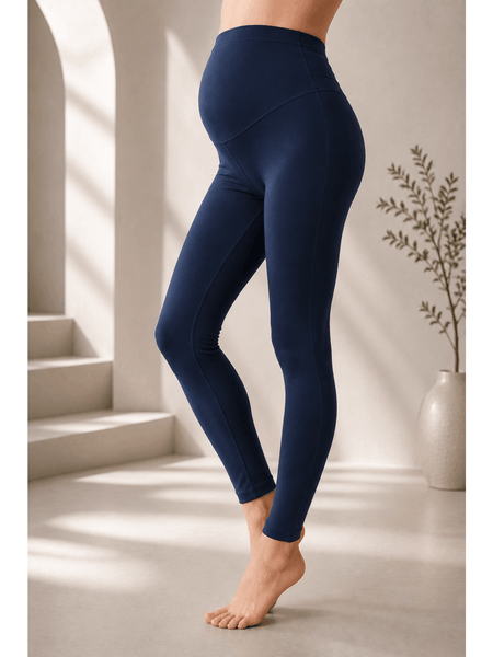 Maternity Leggings for Women – High Waist Over Bump Pregnancy Leggings | Soft Stretch Soft Touch Fabric | Pregnancy Leggings for Everyday Wear, Lounge, Work & Exercise