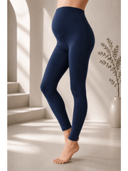 Maternity Leggings for Women – High Waist Over Bump Pregnancy Leggings | Soft Stretch Soft Touch Fabric | Pregnancy Leggings for Everyday Wear, Lounge, Work & Exercise