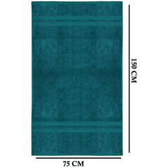 4 X Large Jumbo Bath Towels 100% Egyptian Cotton -75 x 150 cm- Soft Quick Dry Hotel Spa Big Bathroom Towels Set
