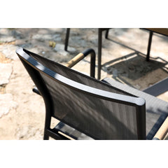 Pro Loisirs Ferrone 7 Piece Triangular Sling Dining Patio Set