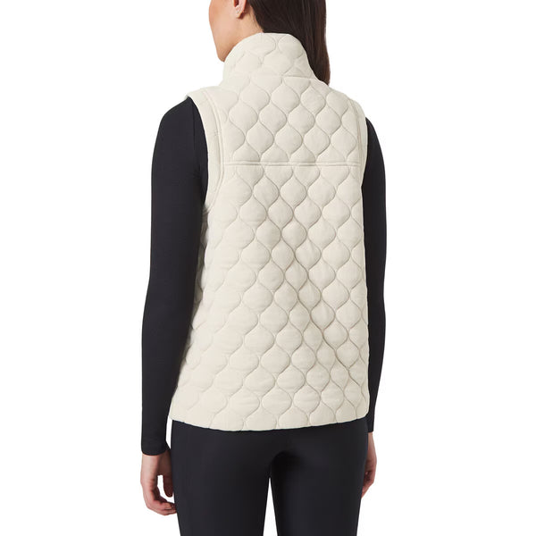Kirkland Signature Women'S Quilted Vest in Cream