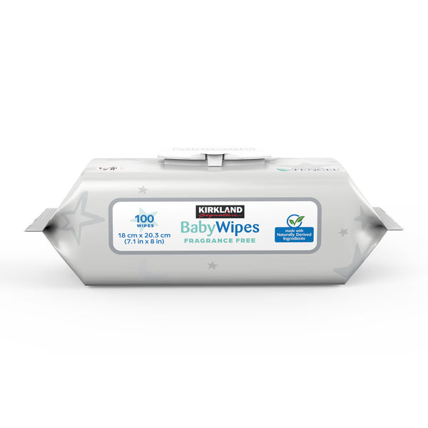 Kirkland Signature Tencel Baby Wipes, 9 X 100 Pack