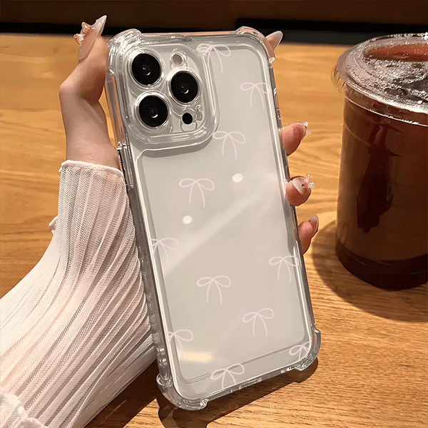 Phone Case - Stylish Bow Design Phone Cover for Iphone 17, 16, 15, 14, 13, 12, Including Plus And Pro Versions, As Well As for iphone 11 And 11 Pro Max. an Ideal Present for Any Occasion