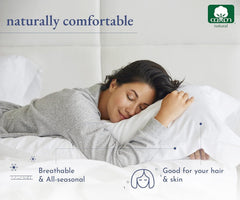 Pack of 2 Softtouch Ultra-Fine Pillowcases, 200Tc Pure 100% Polycotton Envelope Closure Pillow Covers, Available in a Variety of Colors, Fade-Resistant Fabric Bedding, Suitable for Various Style Settings, Machine Washable.