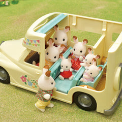 Sylvanian Families Family Campervan & Chocolate Rabbit Family Bundle (3+ Years)