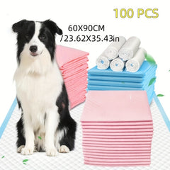 100 Disposable Pet Diapers Highly Absorbent Puppy Training Pads 45x60 Christmas Ornaments 60x60 Leak-proof Quick-drying Design 60x90 Pet Deodorant Diapers for Potty Training Make a Great Christmas Gift