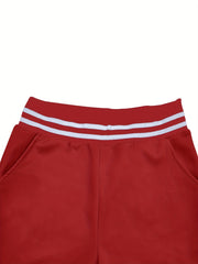 533 2 European and American Style Outgoing Party Casual Vacation Style Pocket Women's Set, Women's Pants Set