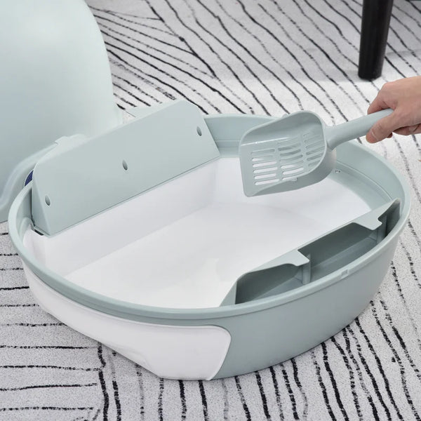Pattie Plastic Litter Box Enclosure with Scoop