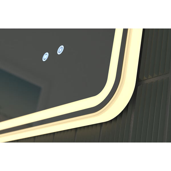 Roper Rhodes Rimini Back Lit Mirror with Demister and Sensor Control 60 X 80 X 2.8 Cm