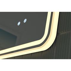 Roper Rhodes Rimini Back Lit Mirror with Demister and Sensor Control 60 X 80 X 2.8 Cm